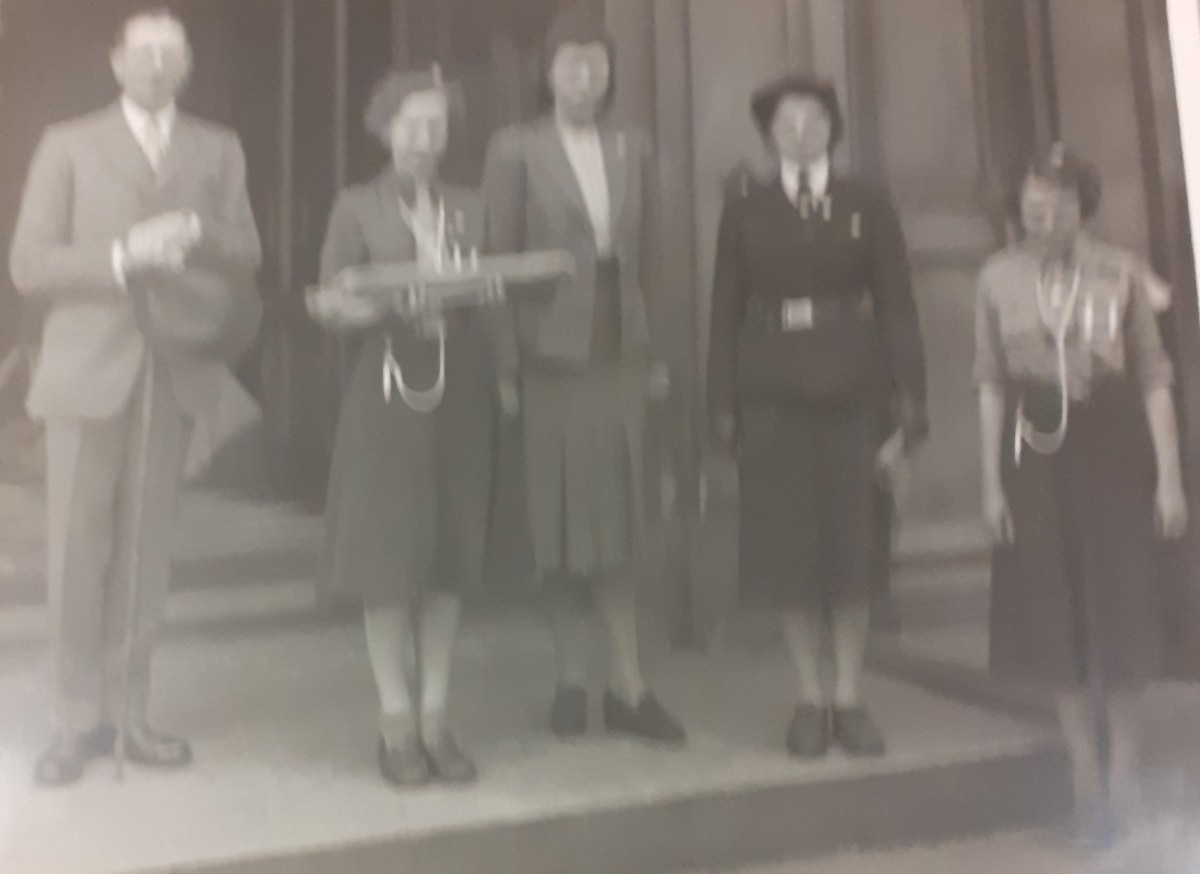 17/6/1950 Scroll at Callander House, Falkirk